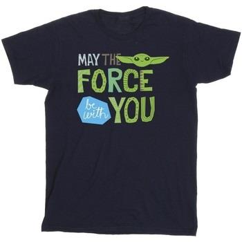 T-shirt enfant Disney The Mandalorian May The Force Be With You