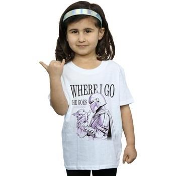 T-shirt enfant Disney The Mandalorian Where I Go