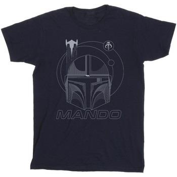 T-shirt enfant Disney The Mandalorian Rings Helmet