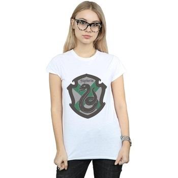 T-shirt Harry Potter Slytherin Crest Flat