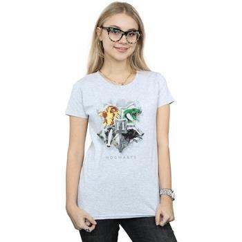 T-shirt Harry Potter Hogwarts Painted Crest