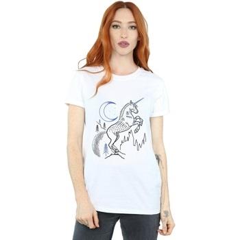 T-shirt Harry Potter Unicorn Line Art