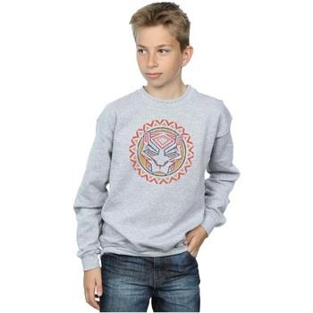 Sweat-shirt enfant Marvel Black Panther Tribal Panther Icon