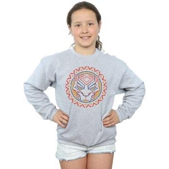 Sweat-shirt enfant Marvel Black Panther Tribal Panther Icon