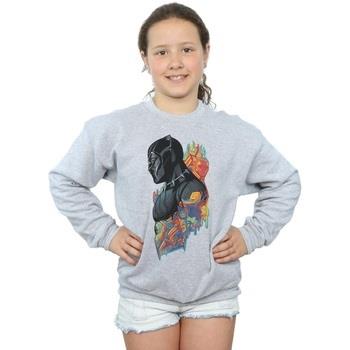 Sweat-shirt enfant Marvel Black Panther Profile