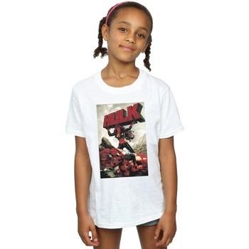 T-shirt enfant Marvel Red Hulk Cover