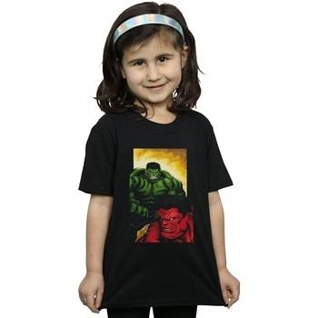 T-shirt enfant Marvel Red Hulk Vs Green Hulk