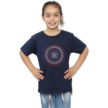 T-shirt enfant Marvel Captain America Ornamental Shield