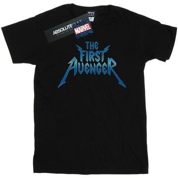 T-shirt enfant Marvel The First Avenger Metal Logo