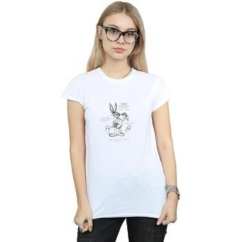 T-shirt Dessins Animés Bugs Bunny Drawing Instruction