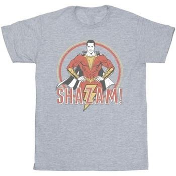 T-shirt enfant Dc Comics Shazam Retro Circle Distressed