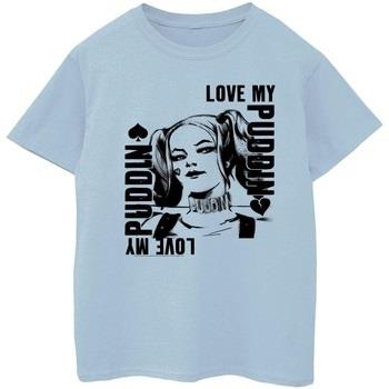 T-shirt enfant Dc Comics Suicide Squad Love Puddin