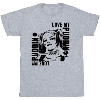 T-shirt enfant Dc Comics Suicide Squad Love Puddin