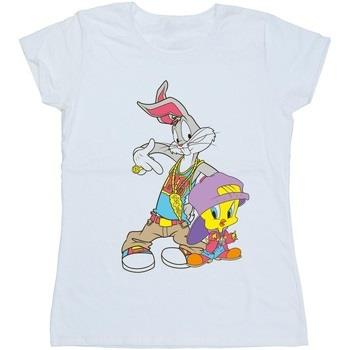 T-shirt Dessins Animés Bugs And Tweety Hip Hop