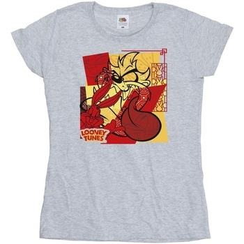 T-shirt Dessins Animés Taz Bugs Rabbit New Year