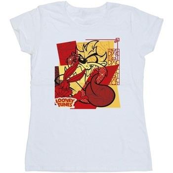 T-shirt Dessins Animés Taz Bugs Rabbit New Year