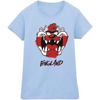 T-shirt Dessins Animés Taz England Face