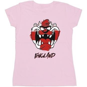 T-shirt Dessins Animés Taz England Face