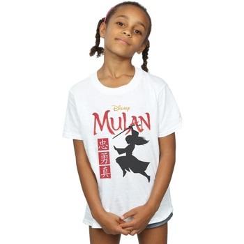 T-shirt enfant Disney Mulan Movie Warrior Silhouette