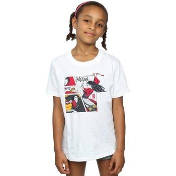 T-shirt enfant Disney Mulan Movie Comic Style