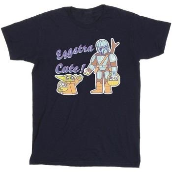 T-shirt enfant Disney The Mandalorian Eggstra Cute