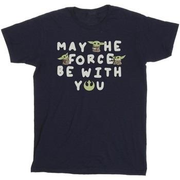 T-shirt enfant Disney The Mandalorian Grogu May The Force Be With You