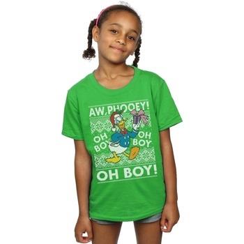 T-shirt enfant Disney Donald Duck Christmas Fair Isle