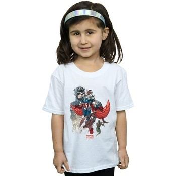 T-shirt enfant Marvel Falcon Evolution