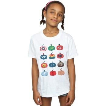 T-shirt enfant Marvel Avengers Pumpkin Icons