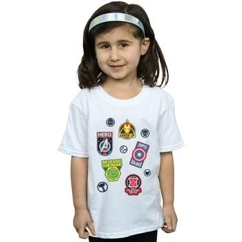 T-shirt enfant Marvel Avengers Hero Badges