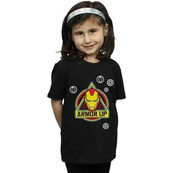 T-shirt enfant Marvel Iron Man Armor Up Badge