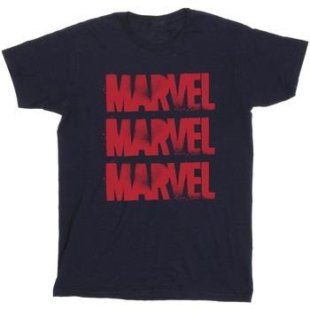 T-shirt enfant Marvel Red Spray Logos