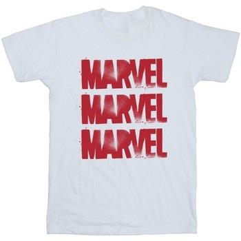 T-shirt enfant Marvel Red Spray Logos