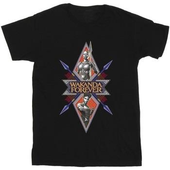 T-shirt enfant Marvel Wakanda Forever Tribal Spear Chest