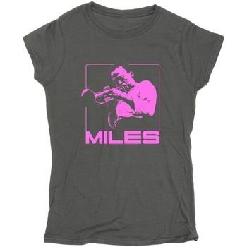 T-shirt Miles Davis Pink Square