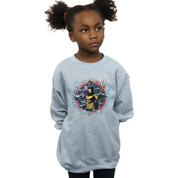 Sweat-shirt enfant Dc Comics Aquaman Circular Crest