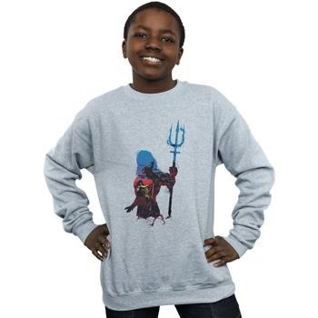 Sweat-shirt enfant Dc Comics Aquaman Battle Silhouette