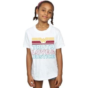 T-shirt enfant Dc Comics Wonder Woman 84 Truth Love And Justice
