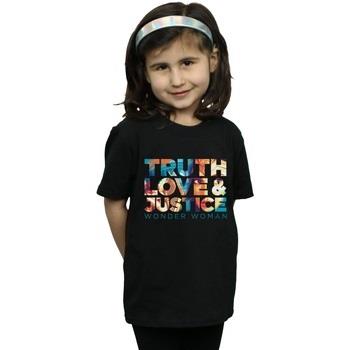 T-shirt enfant Dc Comics Wonder Woman 84 Diana Truth Love Justice
