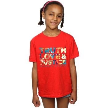 T-shirt enfant Dc Comics Wonder Woman 84 Diana Truth Love Justice