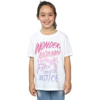 T-shirt enfant Dc Comics Wonder Woman Gradient Text