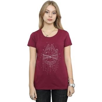 T-shirt Disney Millennium Falcon Christmas Tree Delivery