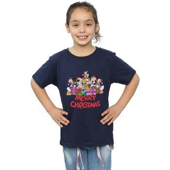 T-shirt enfant Disney Mickey Mouse And Friends Christmas