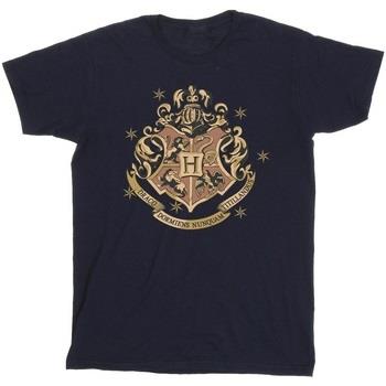 T-shirt Harry Potter Gold Hogwart Crest