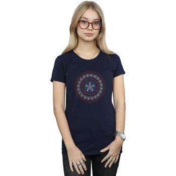 T-shirt Marvel Captain America Ornamental Shield