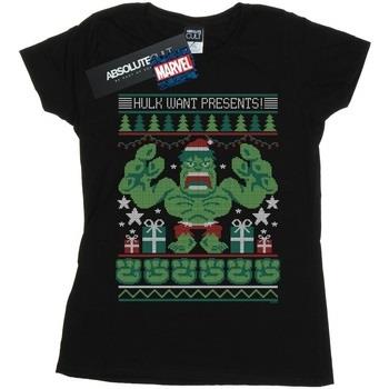 T-shirt Marvel Hulk Want Presents