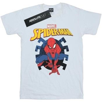 T-shirt enfant Marvel Spider-Man Web Shooting Emblem Logo