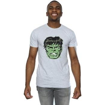 T-shirt Marvel Incredible Hulk Distressed Face