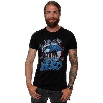 T-shirt Marvel Captain America Full Time Hero