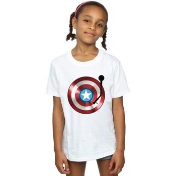 T-shirt enfant Marvel Captain America Turntable